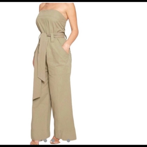 naked wardrobe Pants - Naked wardrobe strapless utility jumper